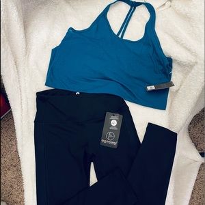 New with tags - leggings and tank
